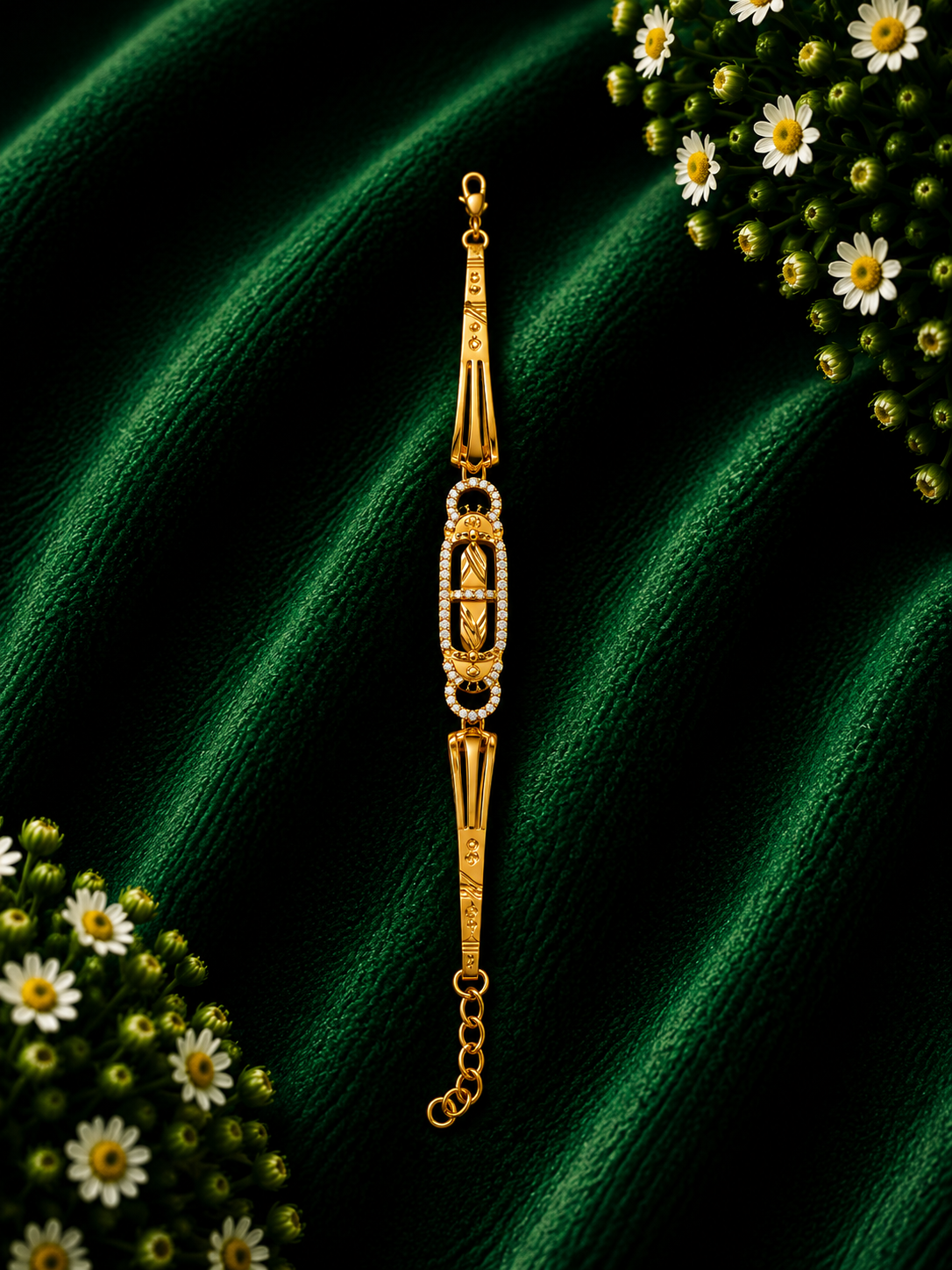 Luxury Stone Gold Bracelet