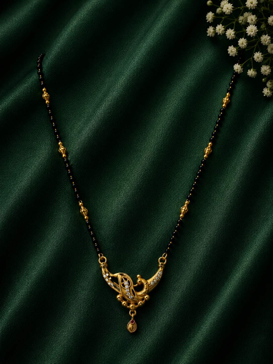 Elegant Swan Inspired Mangalsutra