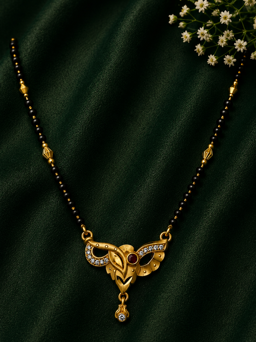 Traditional Butterfly Design Mangalsutra
