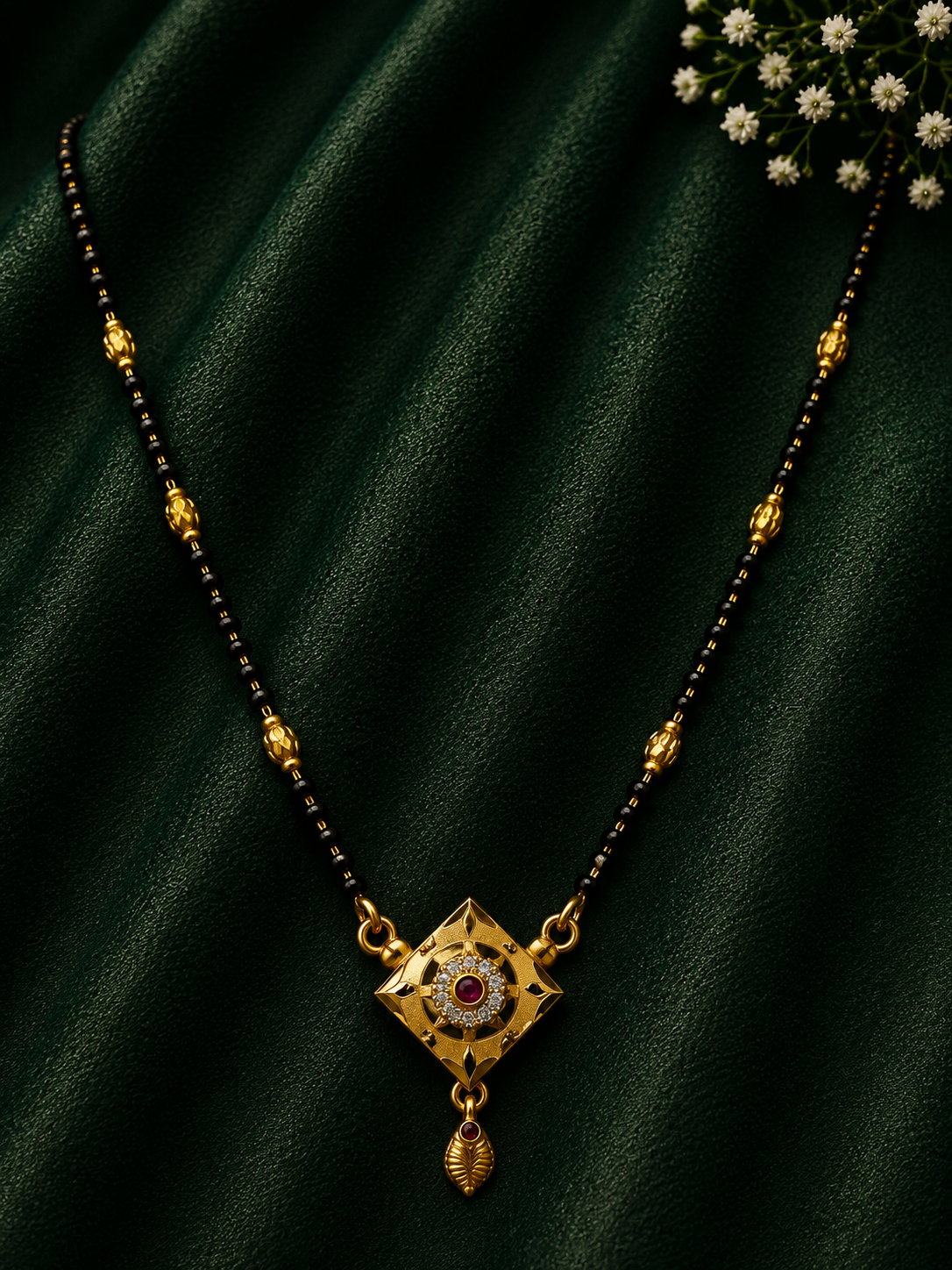 Royal Diamond Square Mangalsutra
