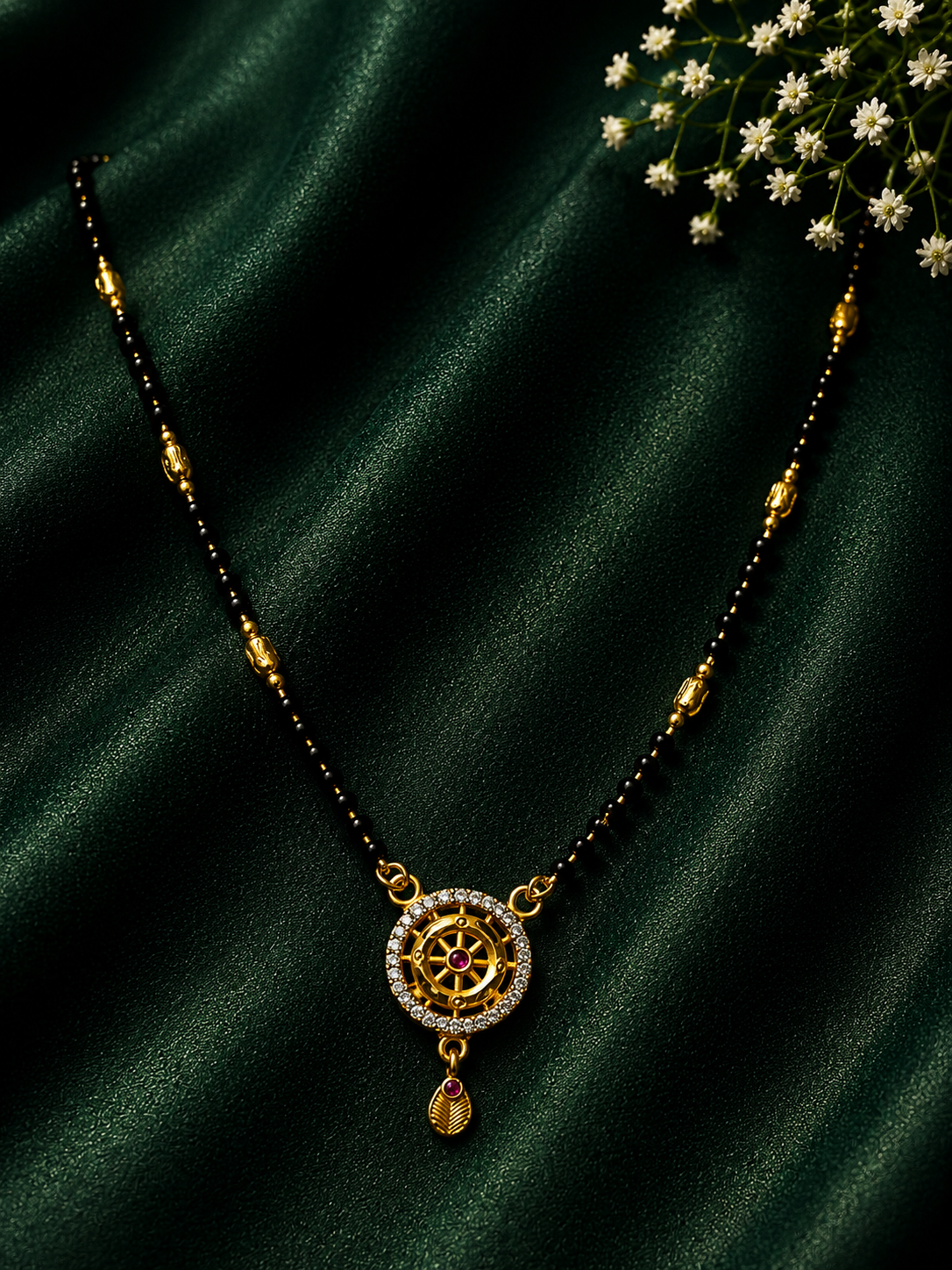 Floral Heritage Mangalsutra Set