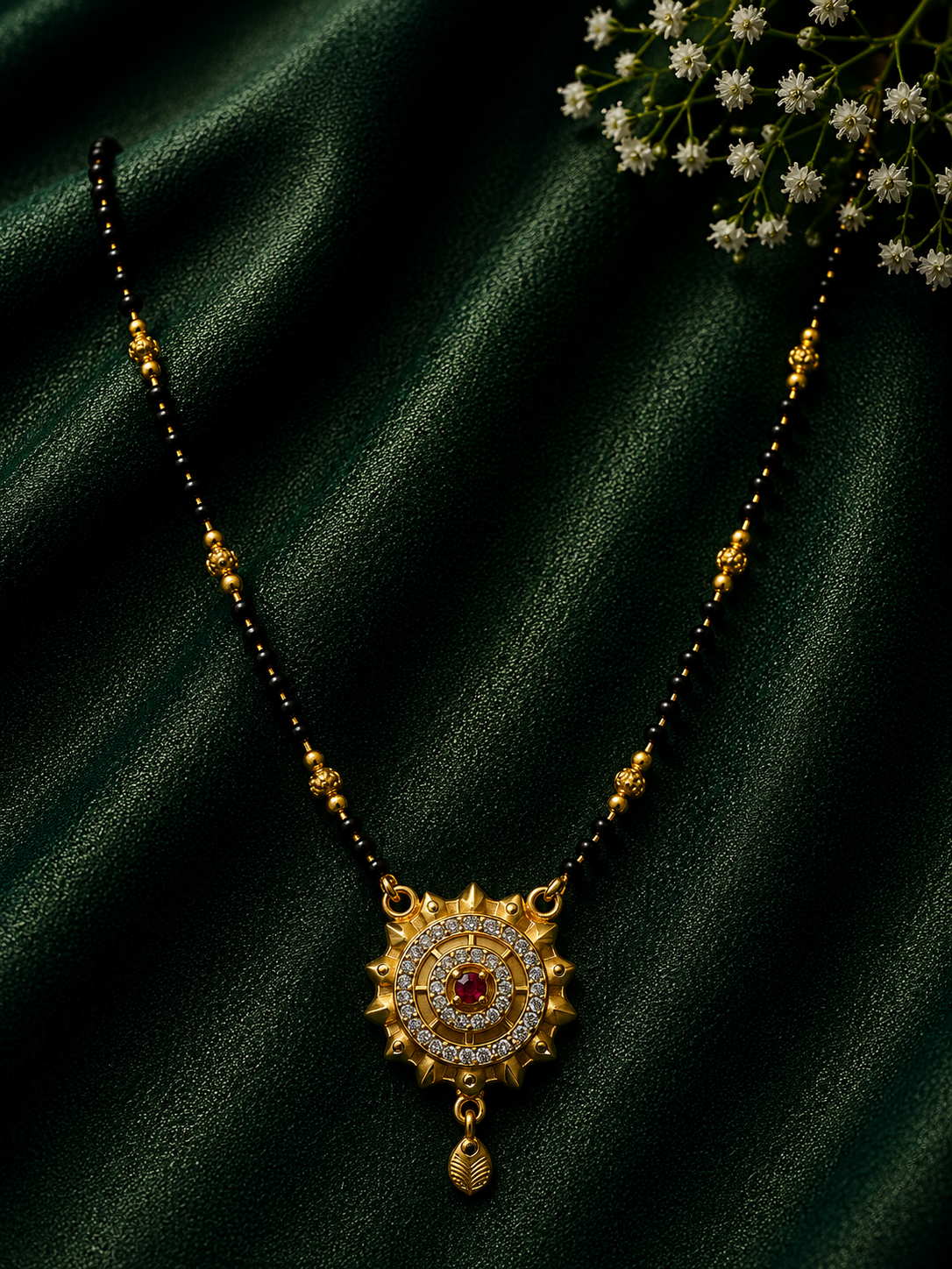Radiant Circular Mangalsutra Set