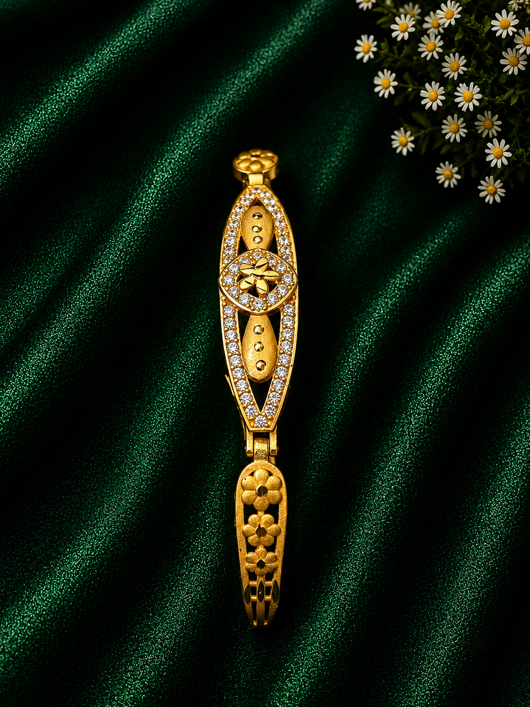 Heart Link Gold Bracelet