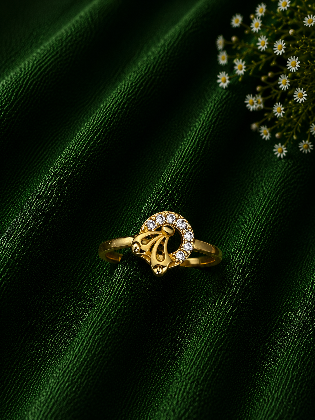 Golden Heart Adjustable Ring