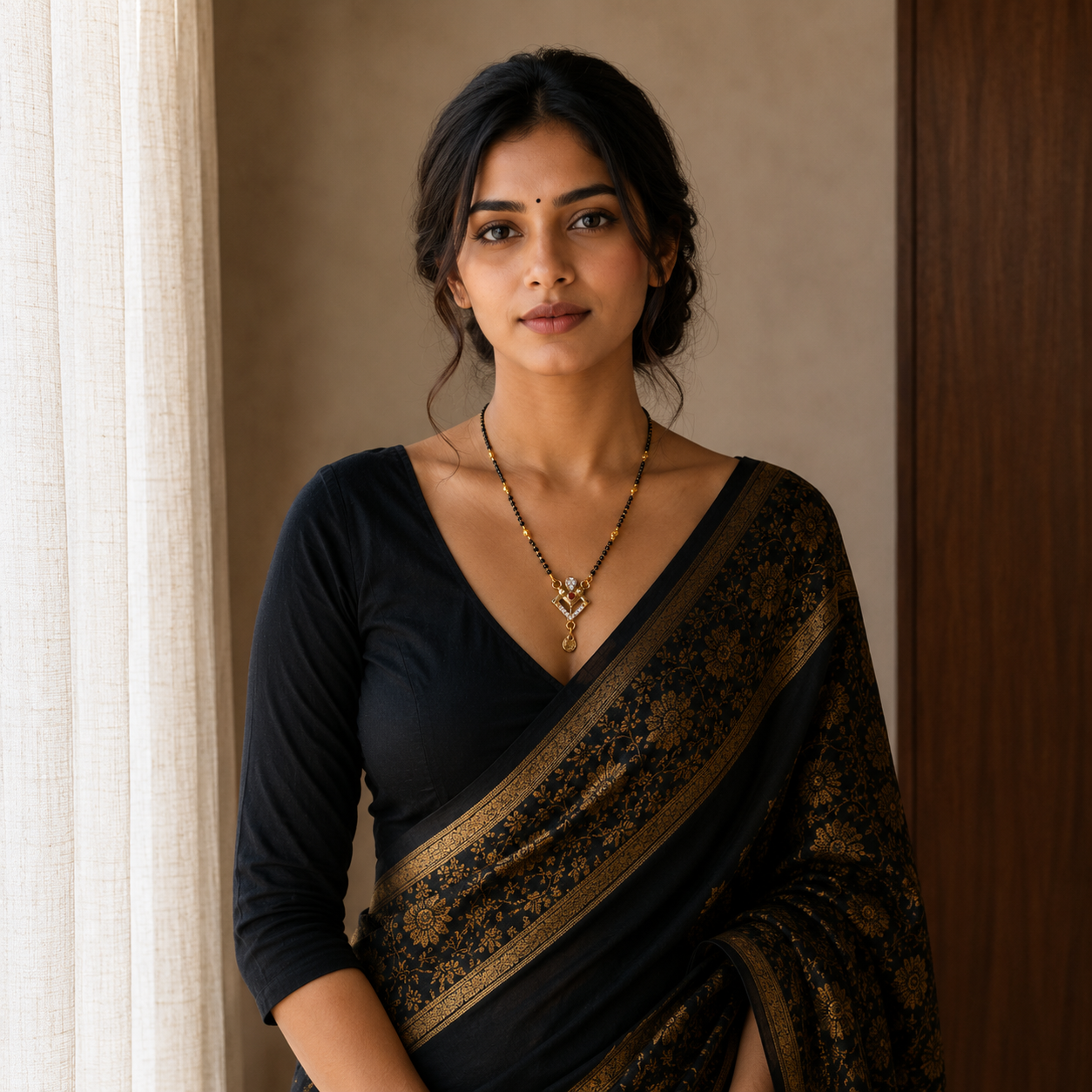 Designer Pearl Stone Mangalsutra