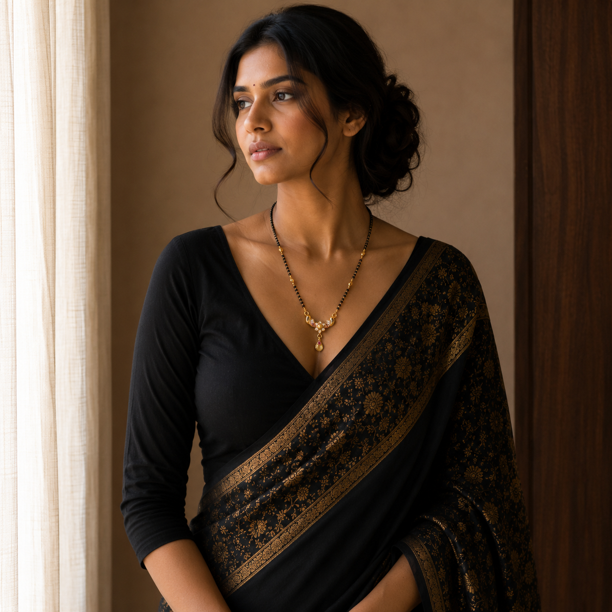 Crystal Drop Elegant Mangalsutra