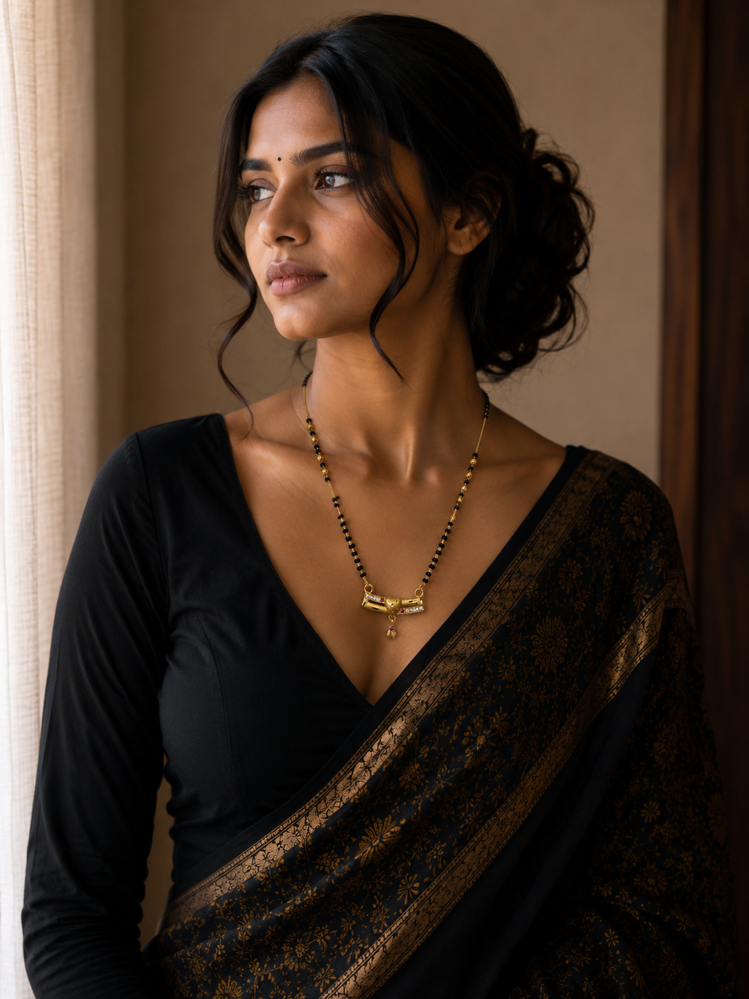 Grace Crystal Bar Mangalsutra