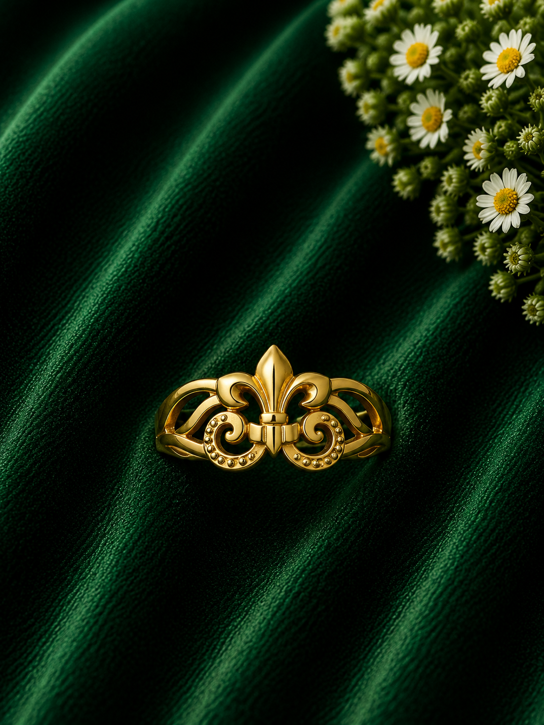 Royal Infinity Designer Gold Ring
