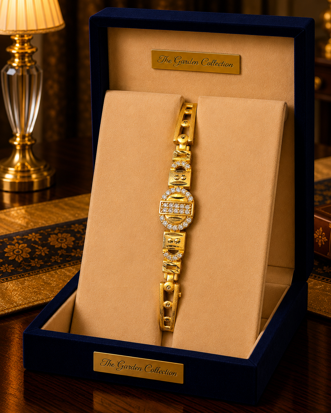 Classic Stone Gold Bracelet