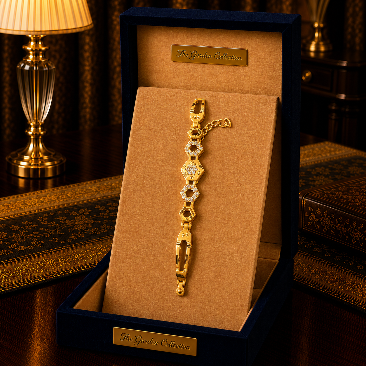Circle Charm Gold Bracelet