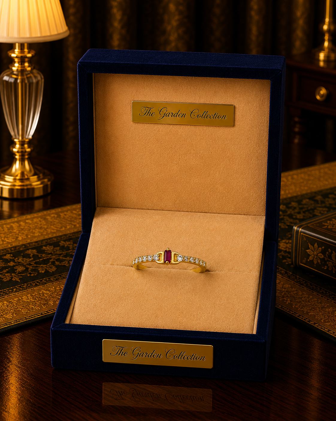 Ruby Princess Gold Ring