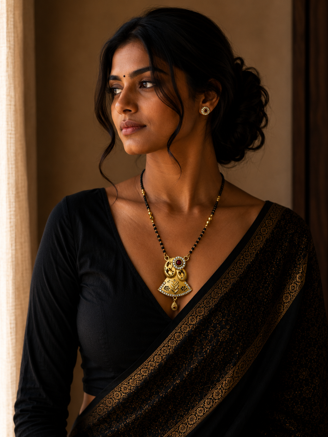 Heritage Bell Design Mangalsutra Set