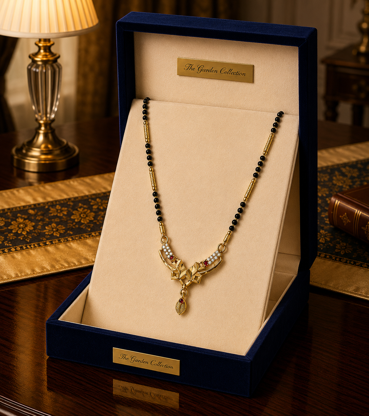 Premium Geometric Gold Plated Mangalsutra