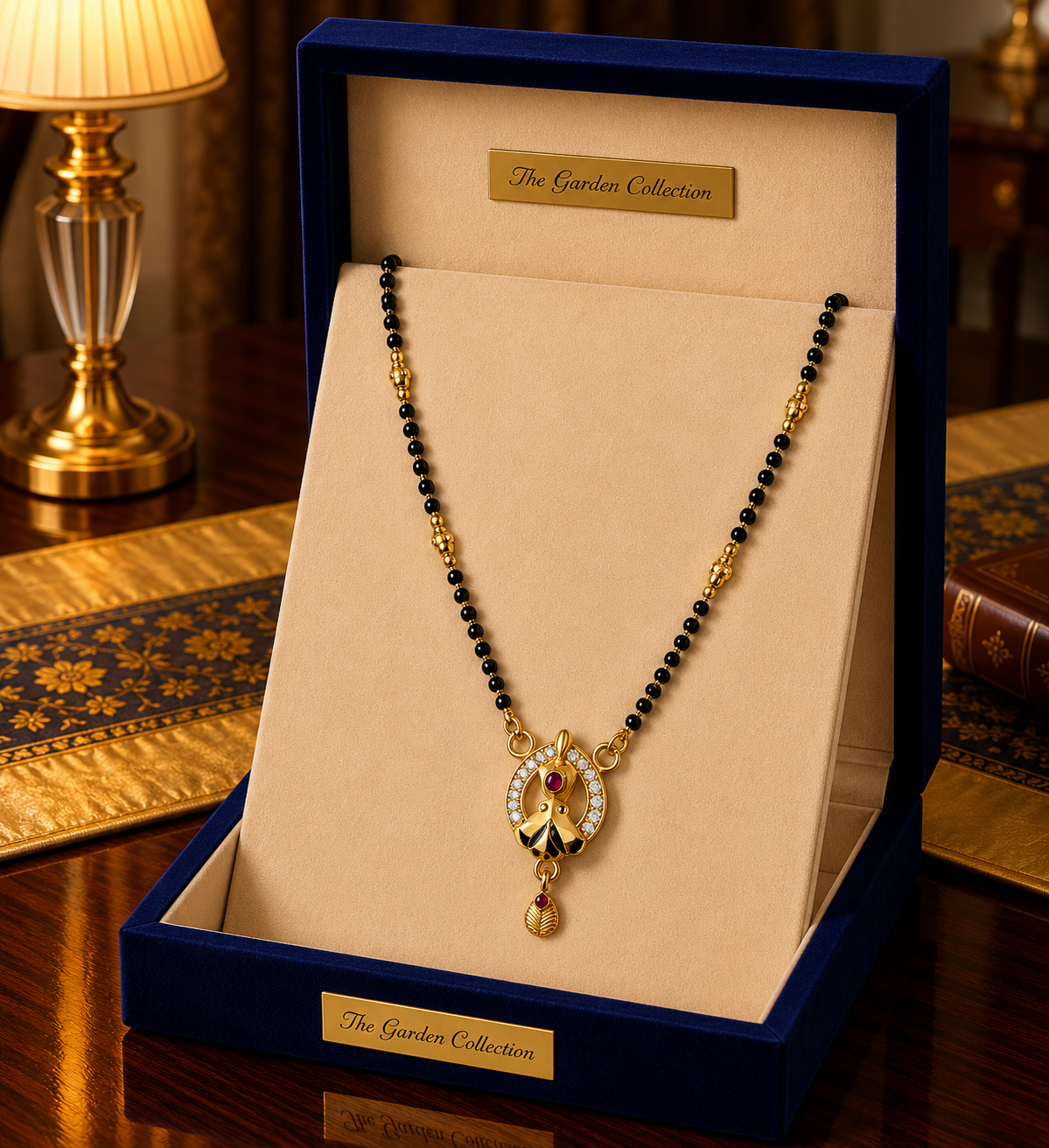 Classic Oval Pendant Gold Mangalsutra
