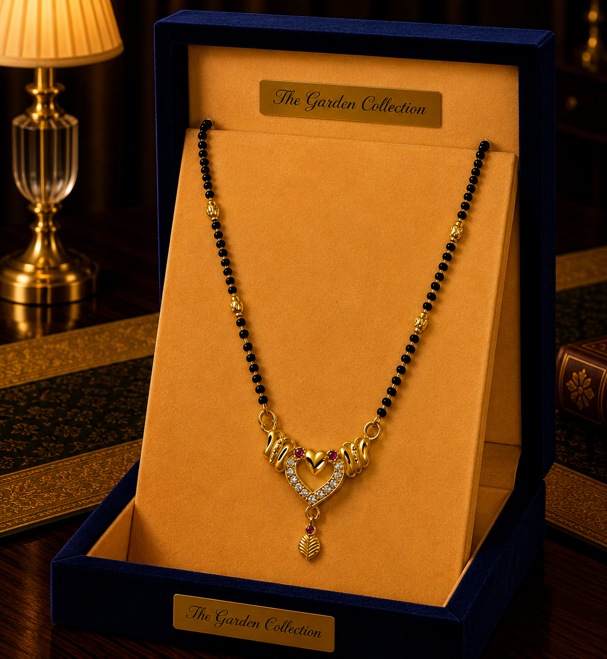 Minimal Pearl Bar Mangalsutra Set