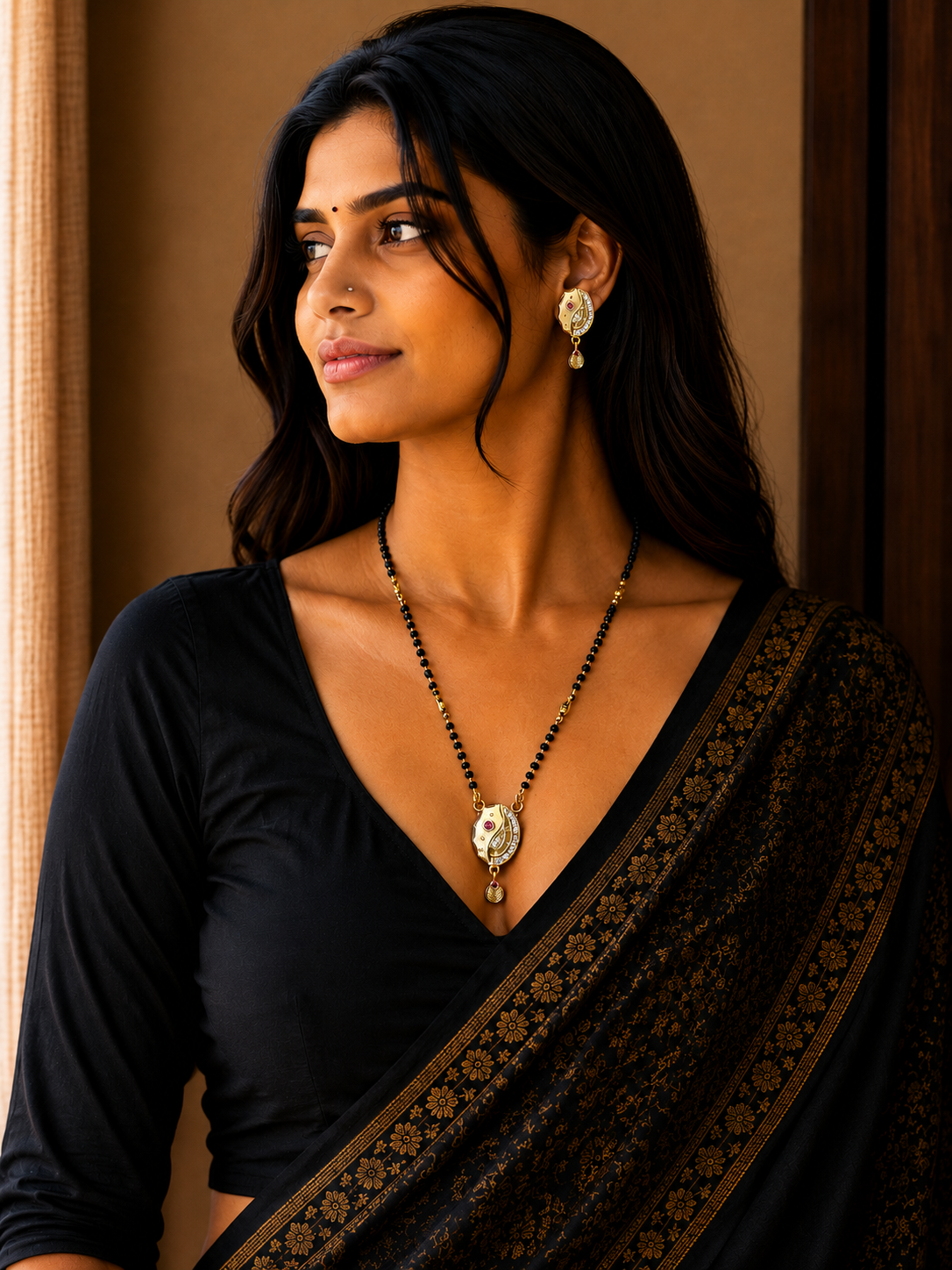 Classic Paisley Mangalsutra Set