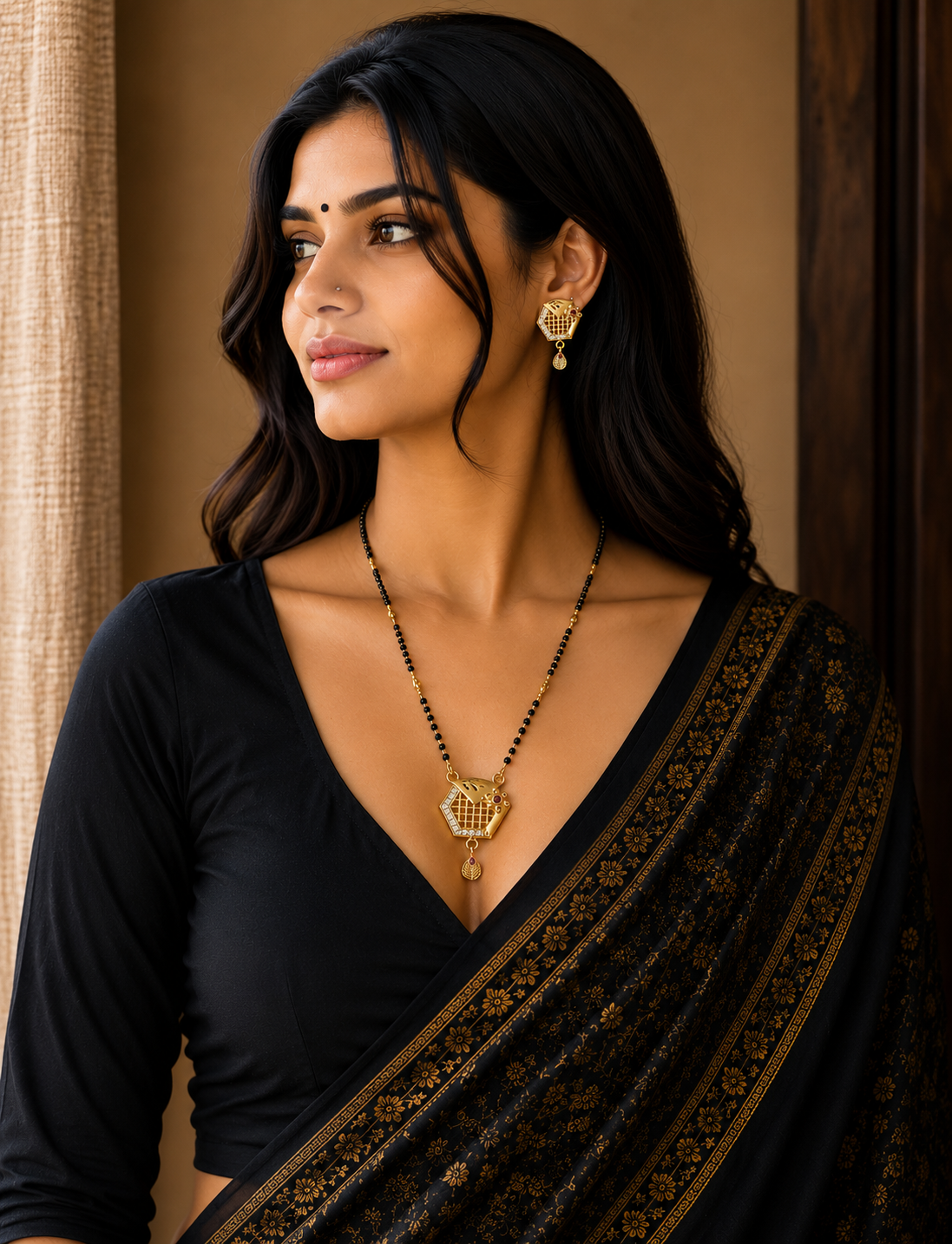 Royal Bird Mangalsutra Set