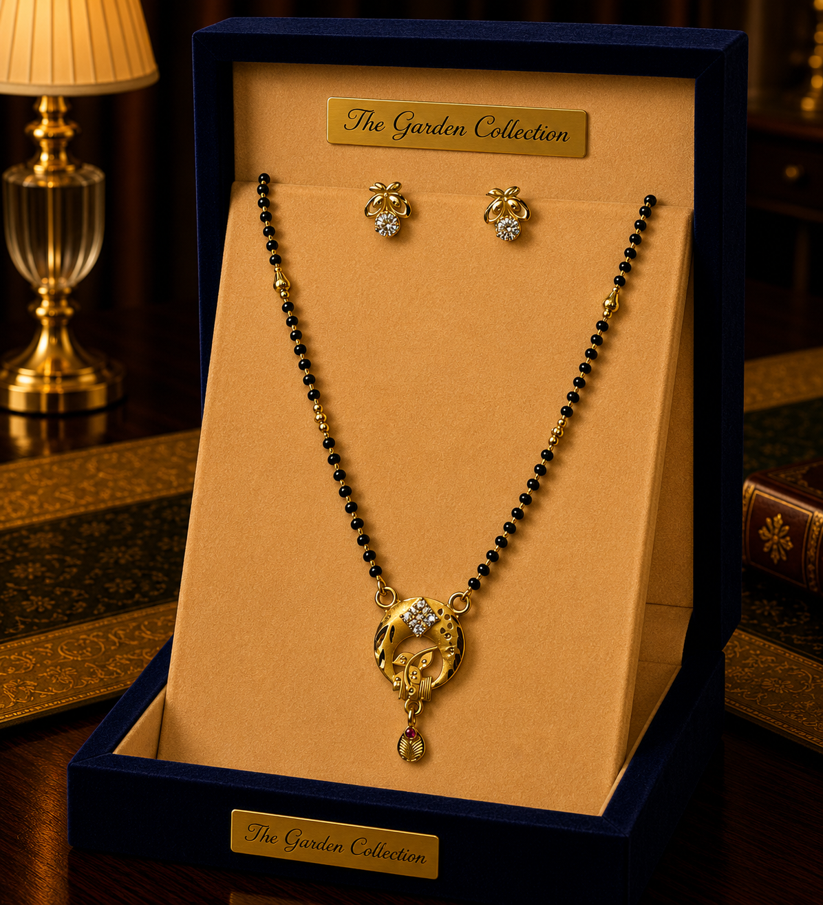 Elegant Round Charm Mangalsutra Set