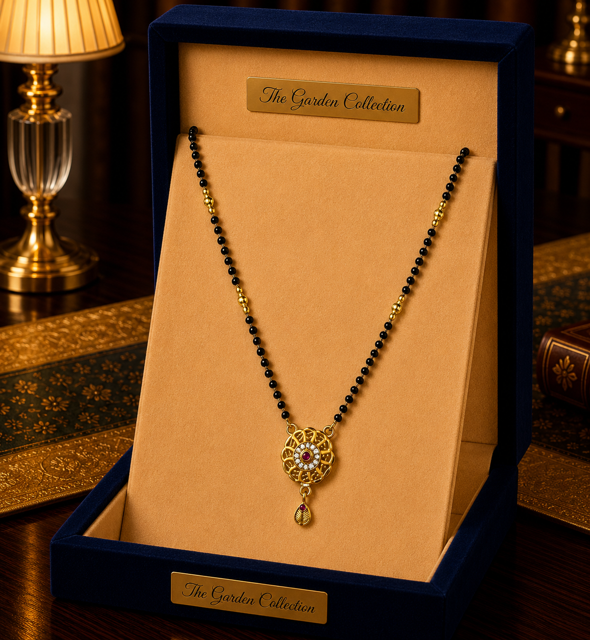 Royal Floral Mangalsutra Set