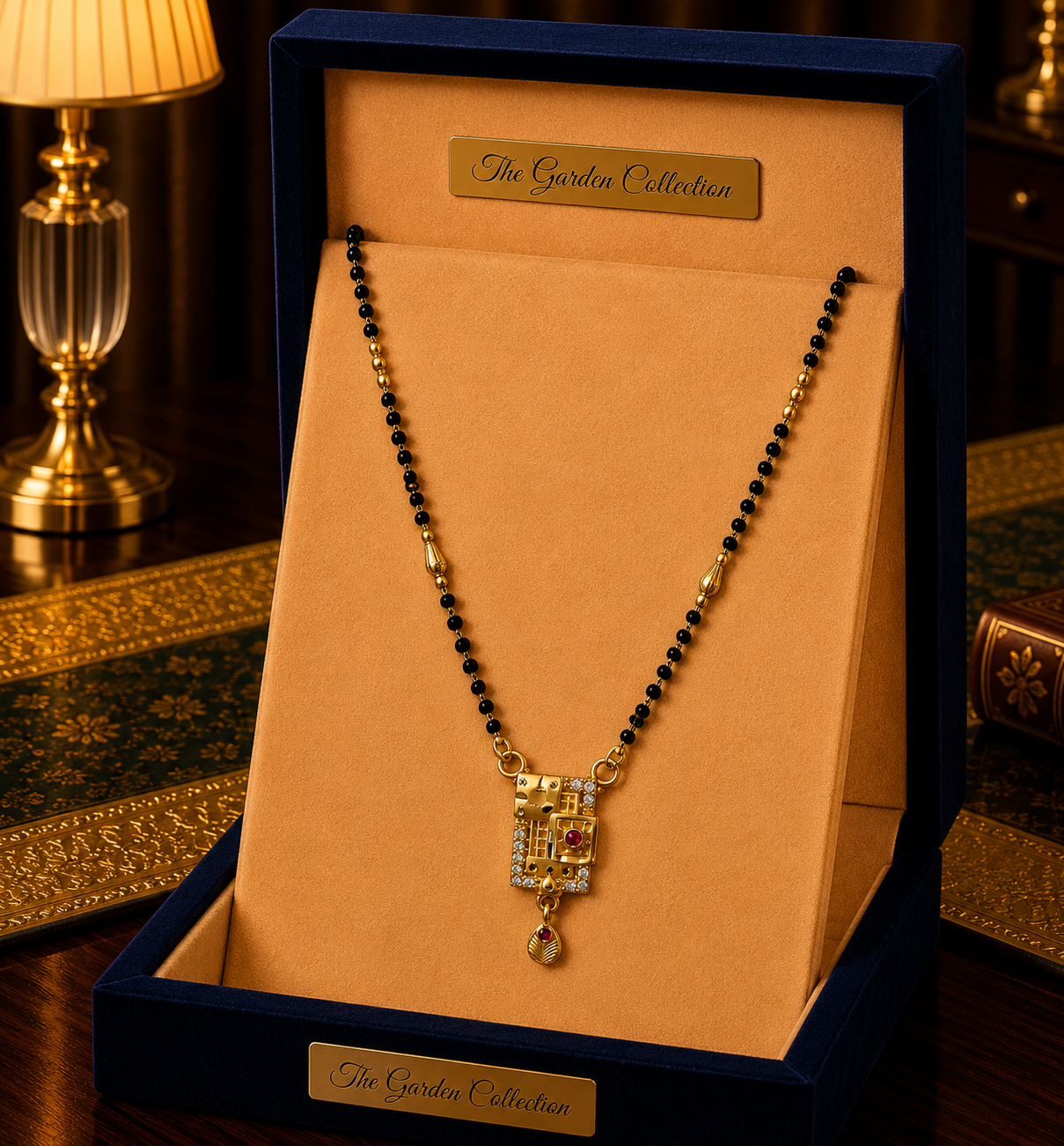 Antique Square Mangalsutra Set