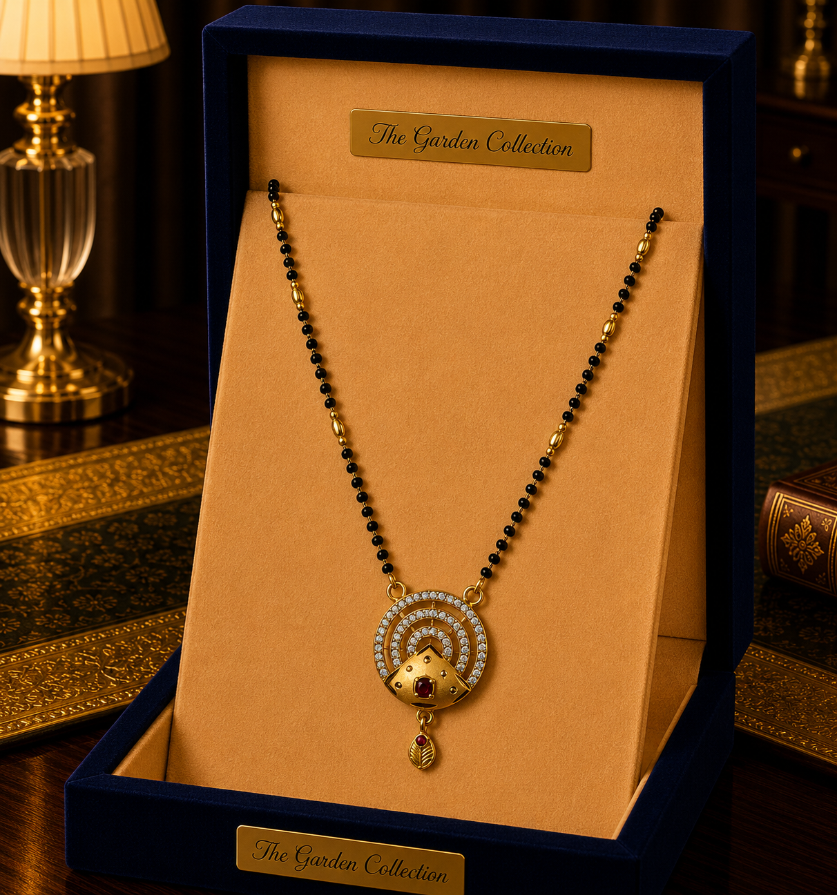 Minimal Round Mangalsutra Set