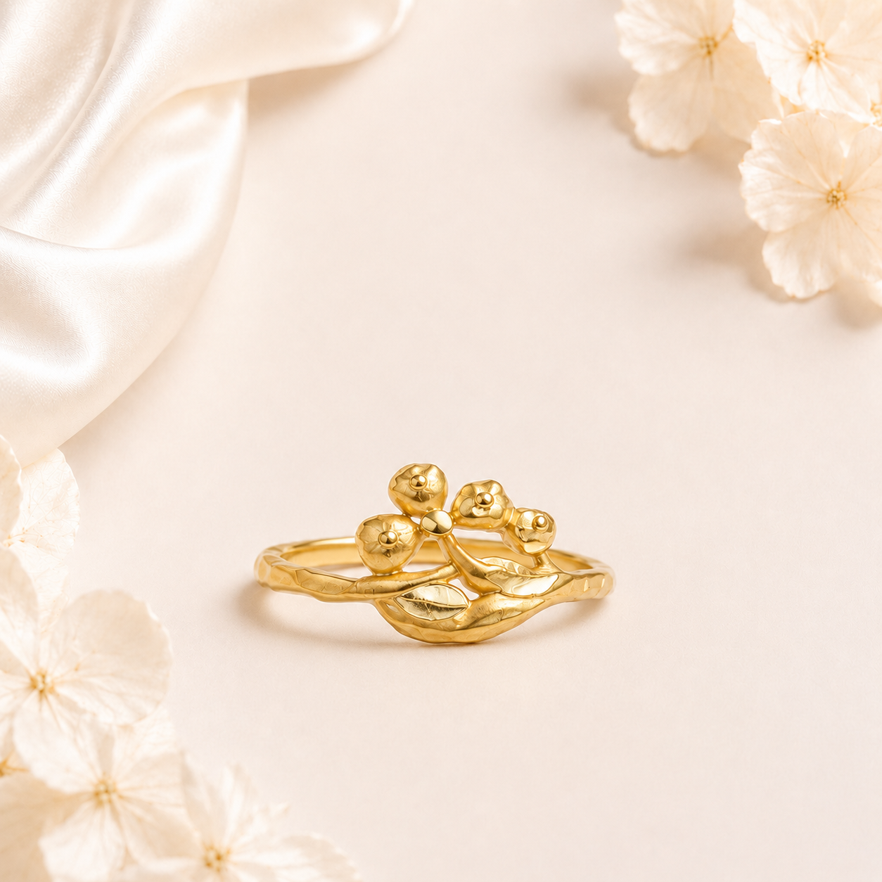 Nature Vine Designer Gold Ring - imitation jewellery by AUREVIA LUXE