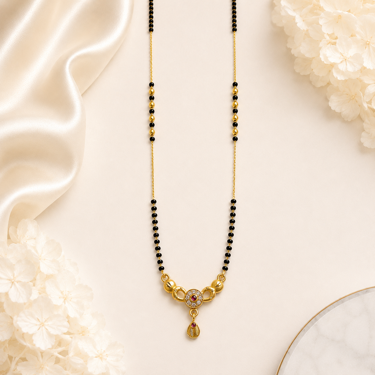 Twin Bloom Designer Mangalsutra
