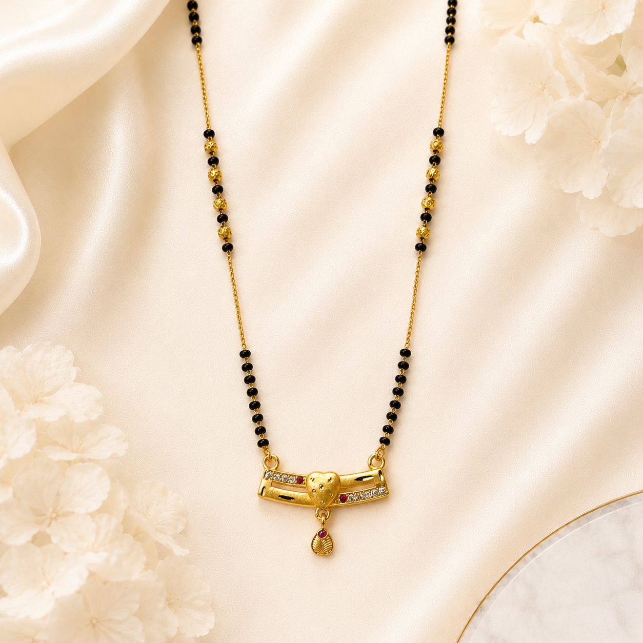 Grace Crystal Bar Mangalsutra