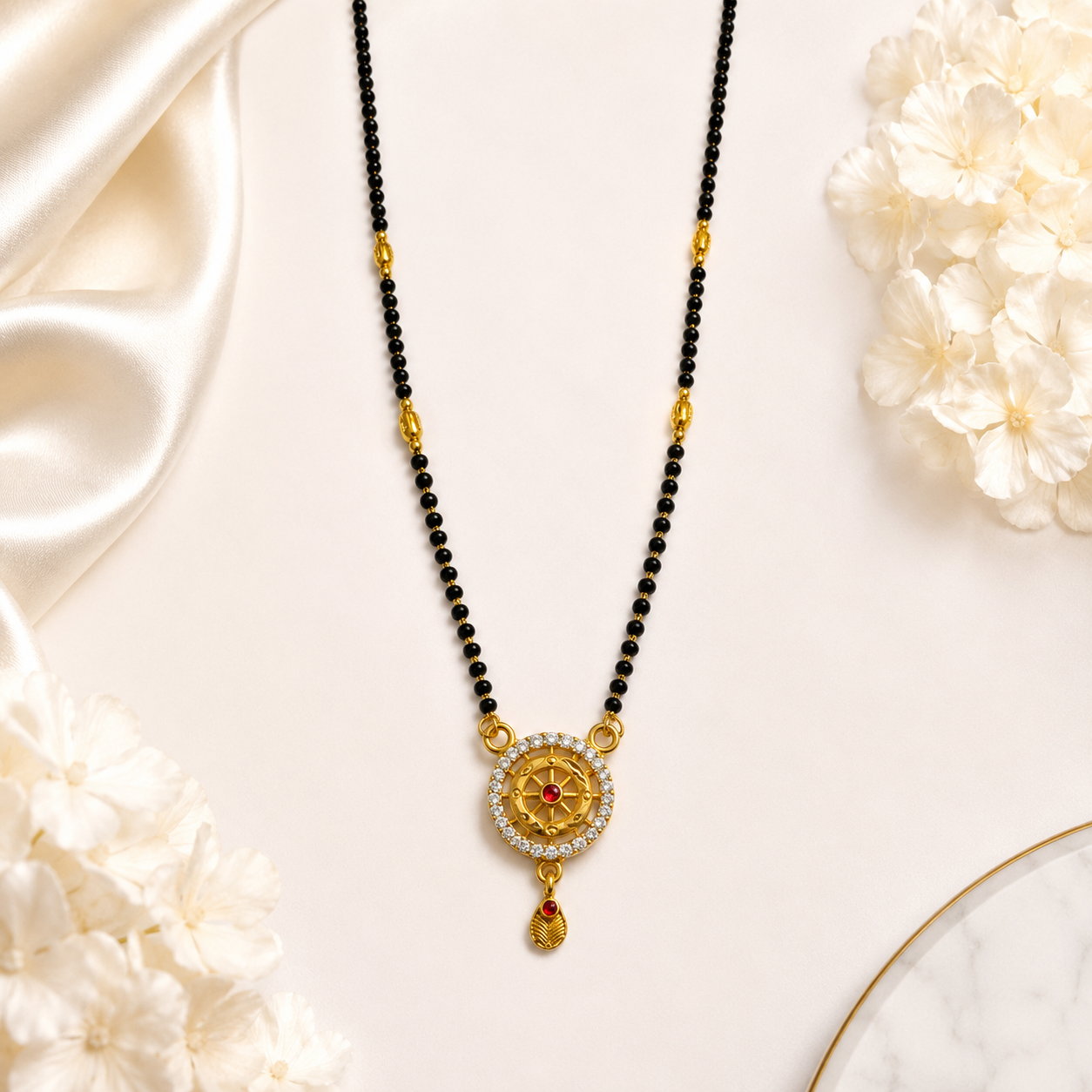 Floral Heritage Mangalsutra Set