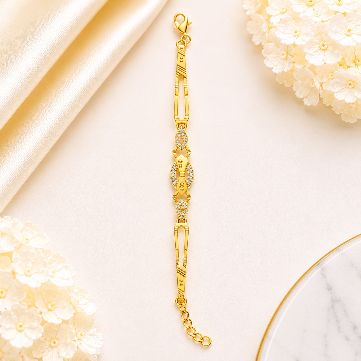 Elegant Chain Gold Bracelet