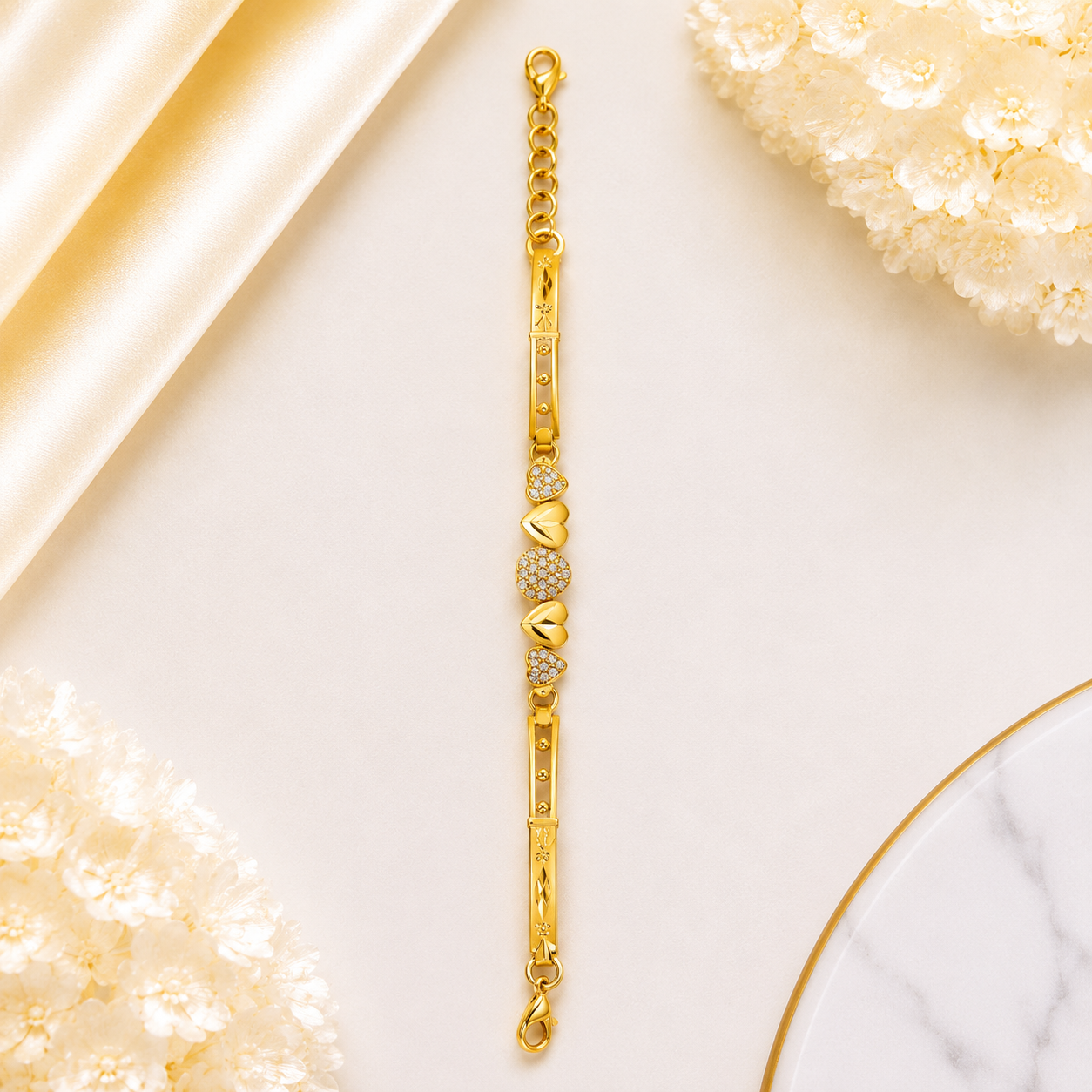 Royal Round Gold Bracelet