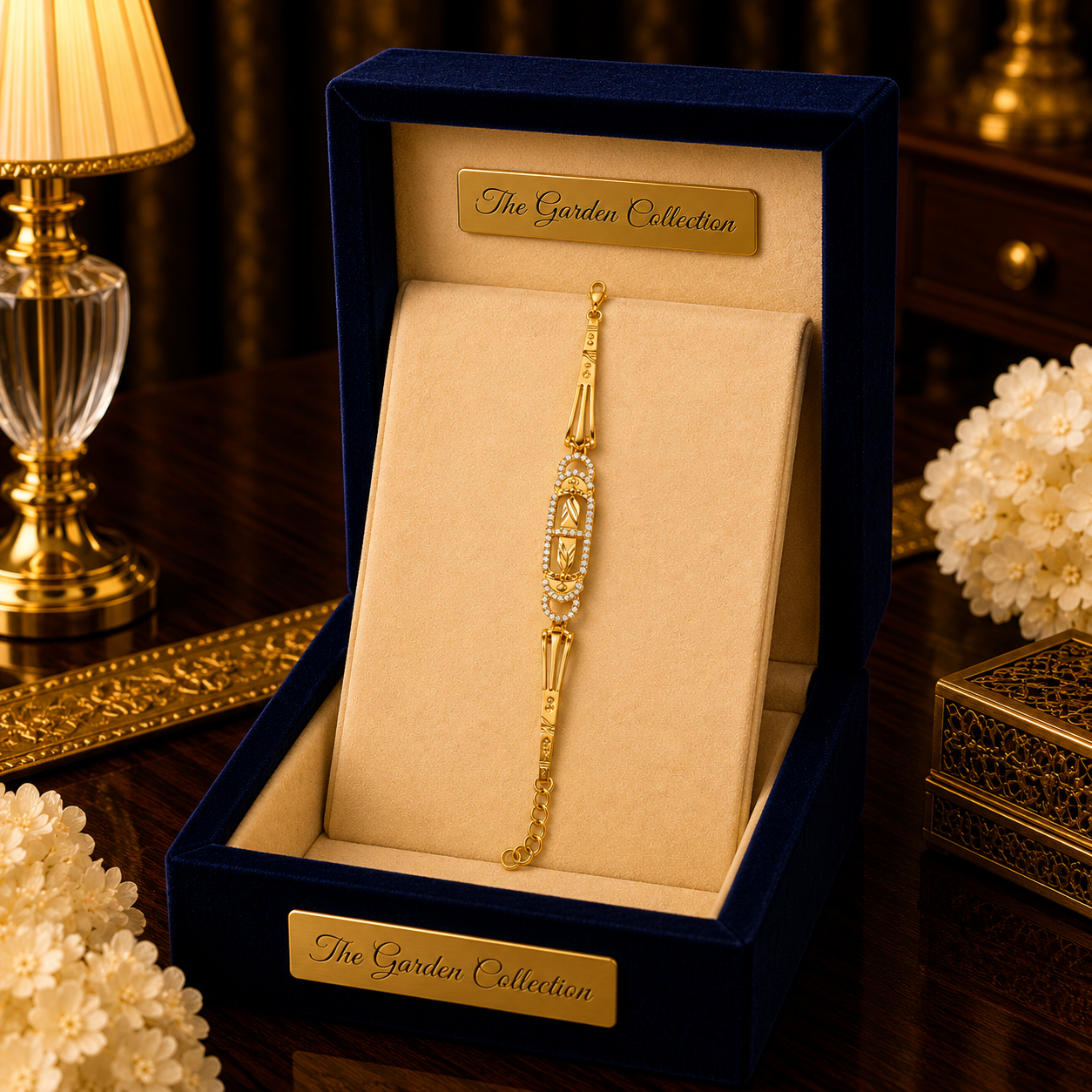 Luxury Stone Gold Bracelet